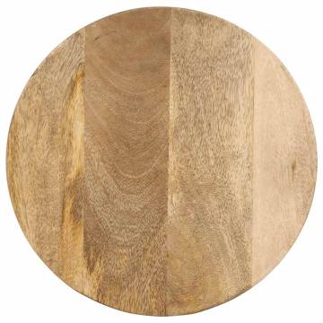 Stylish Side Table Ø33x50 cm - Solid Wood Mango | Hipo Market