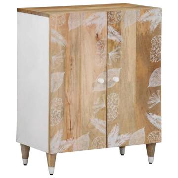 Stylish Solid Wood Mango Sideboard - 60x33.5x75 cm