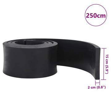 Rubber Edge for Snow Plow - Black 250x15x2 cm | HipoMarket