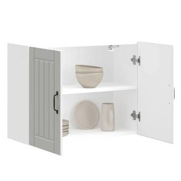 Lucca White Kitchen Wall Cabinet - Stylish & Durable Storage