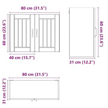 Lucca White Kitchen Wall Cabinet - Stylish & Durable Storage