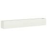 Stylish White Cold-Rolled Steel Planter - 280x40x40 cm