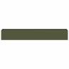 Stylish Olive Green Planter 280x40x40 cm - Durable Steel