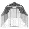 Chicken Run with Roof 2.5x6m | Galvanised Steel - HipoMarket