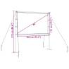 84 Inch Projection Screen with Stands - Portable & Durable