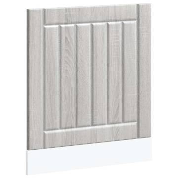 Dishwasher Panel Lucca Grey Sonoma | Durable Engineered Wood