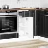 Kitchen Base Cabinet Lucca Black - Durable Storage Solution