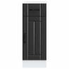 Kitchen Base Cabinet Lucca Black - Durable Storage Solution