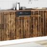 Lucca Smoked Oak Dishwasher Panel - Durable Engineered Wood