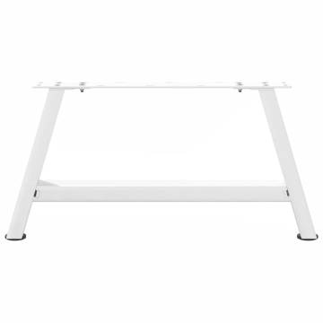 A-Shaped Coffee Table Legs - 2 pcs White Steel | HipoMarket