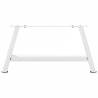 A-Shaped Coffee Table Legs - 2 pcs White Steel | HipoMarket