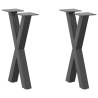  Coffee Table Legs X-Shaped 2 pcs Anthracite 28x(42-43) cm Steel Colour anthracite Size 28 x (42-43) cm (40 mm) Quantity in Package 2 Number of 1 