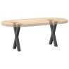 X-Shaped Coffee Table Legs - 2 pcs Anthracite 28x(42-43) cm