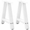  Coffee Table Legs A-Shaped 2 pcs White 50x(42-43) cm Steel Colour white Size 50 x (42-43) cm Quantity in Package 1 Number of 