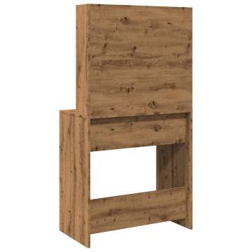 Dressing Table with LED Artisan Oak - Stylish & Functional