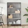 Bookcase Grey Sonoma - Stylish Storage & Modern Design