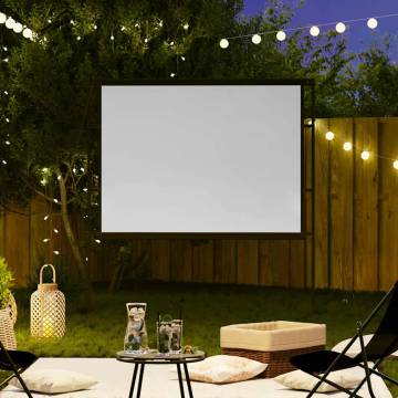 90 Inch Projection Screen with Stands - Perfect for Any Use