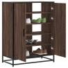  Shoe Cabinet Brown Oak 75x38x97.5 cm Engineered Wood and Metal Colour brown oak Quantity in Package 1 Number of Number of shelves 