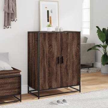 Shoe Cabinet Brown Oak - Stylish Storage Solution | HipoMarket