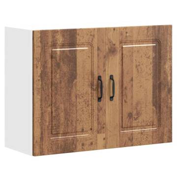 Kitchen Wall Cabinet Kalmar - Old Wood, Durable Storage