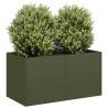  Planter Olive Green 80x40x40 cm Cold-rolled Steel Colour steel/green Size 80 x 40 x 40 cm Quantity in Package 1 