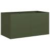 Olive Green Planter - Stylish & Durable Cold-Rolled Steel - 80x40x40 c