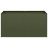 Olive Green Planter - Stylish & Durable Cold-Rolled Steel - 80x40x40 c