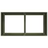 Olive Green Planter - Stylish & Durable Cold-Rolled Steel - 80x40x40 c