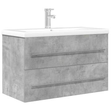 2 Piece Bathroom Furniture Set - Concrete Grey | HipoMarket