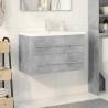 2 Piece Bathroom Furniture Set - Concrete Grey | HipoMarket