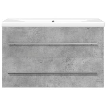 2 Piece Bathroom Furniture Set - Concrete Grey | HipoMarket