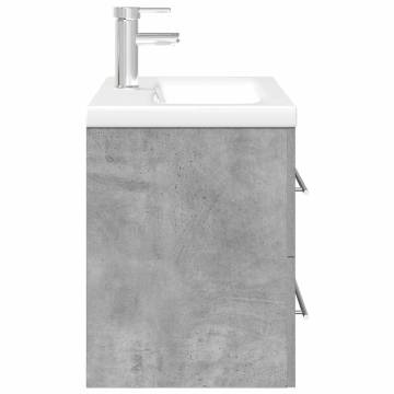 2 Piece Bathroom Furniture Set - Concrete Grey | HipoMarket