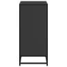 Stylish Black Book Cabinet - 60x35x76 cm Engineered Wood