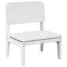 Garden Chairs 2 Pcs White - Solid Pine Wood | HipoMarket