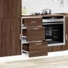 Bottom Cabinet Brown Oak - 40x46x81.5 cm | Hipomarket