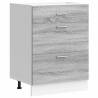 Kitchen Base Cabinet Grey Sonoma - Space-Saving Storage