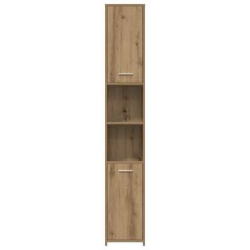 Bathroom Cabinet Artisan Oak - 30x30x183.5 cm | Hipo Market