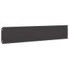 10 pcs Black Lawn Edgings - 20x103 cm Cold-rolled Steel