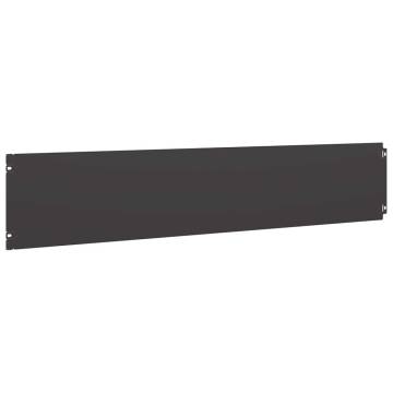 10 pcs Black Lawn Edgings - 20x103 cm Cold-rolled Steel