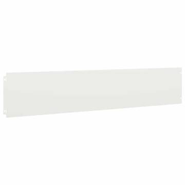 Lawn Edgings 30 pcs White 20x103 cm Cold-rolled Steel