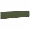 Lawn Edgings 30 pcs Olive Green 20x103 cm Cold-rolled Steel