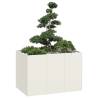  Planter White 120x80x80 cm Steel Colour steel/white Size 120 x 80 x 80 cm Quantity in Package 1 