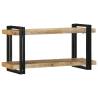 Stylish Wall Shelf 90x33x45 cm - Solid Mango Wood