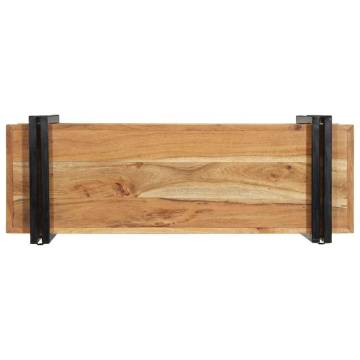 Wall Shelf 90x33x45 cm - Solid Wood Acacia - Hipomarket UK