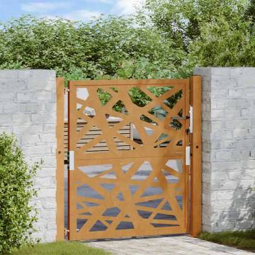 Garden Gate 105x105 cm - Weathering Steel Light Design