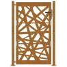 Garden Gate 105x155 cm - Elegant Weathering Steel Design