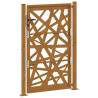 Garden Gate 105x155 cm - Elegant Weathering Steel Design