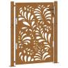 Elegant Weathering Steel Garden Gate 105x130 cm - Hipomarket