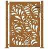 Elegant Weathering Steel Garden Gate 105x130 cm - Hipomarket