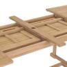 Extending Garden Table - Solid Teak Wood - 180-280x100cm